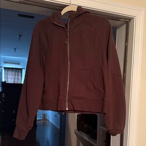 Gently worn lululemon scuba oversized full zip. Medium/large
